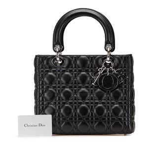 Dior Medium Lambskin Cannage Lady