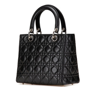 Dior Medium Lambskin Cannage Lady
