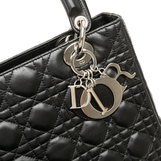 Dior Medium Lambskin Cannage Lady