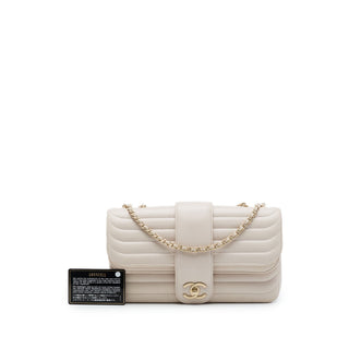 Chanel Medium CC Horizontal Quilted Lambskin Double Flap