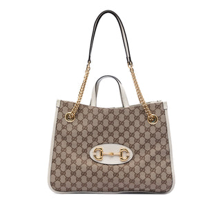 Gucci Medium GG Canvas Horsebit 1955 Chain Tote