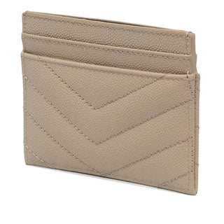 Saint Laurent Grain de Poudre Cassandre Matelasse Card Case
