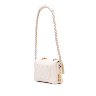 Chanel Crumpled Calfskin En Vogue Rope Flap