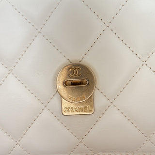 Chanel Crumpled Calfskin En Vogue Rope Flap