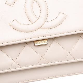 Chanel Crumpled Calfskin En Vogue Rope Flap