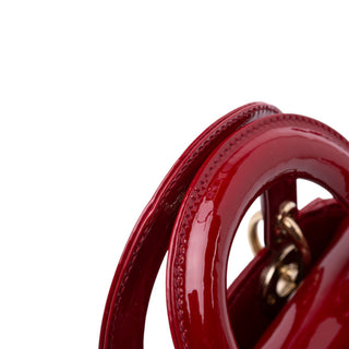 Dior Mini Patent Cannage Lady
