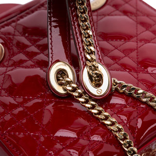 Dior Mini Patent Cannage Lady