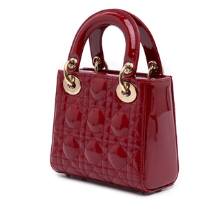 Dior Mini Patent Cannage Lady