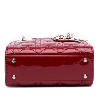 Dior Mini Patent Cannage Lady