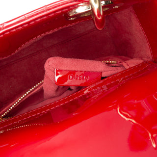 Dior Mini Patent Cannage Lady