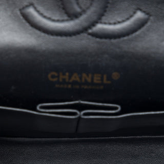 Chanel Medium Classic Chevron Crumpled Calfskin Double Flap