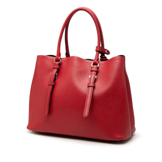 Prada Medium Saffiano Cuir Double Handle Satchel