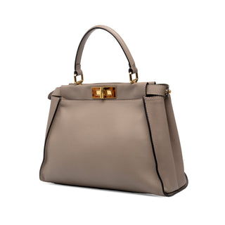 Fendi Medium Leather Peekaboo Iconic Satchel