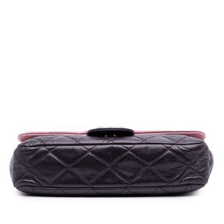 Chanel Medium Bicolor Lambskin and Calfskin CC Chain Flap