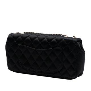Chanel Quilted Satin Precious Jewel East West Flap