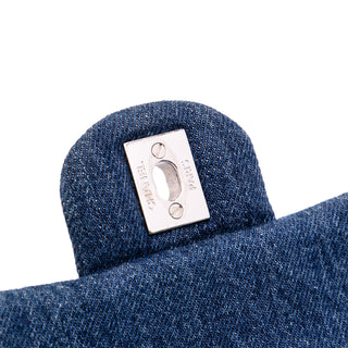 Chanel Quilted Denim Classic Single Flap