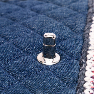 Chanel Quilted Denim Classic Single Flap