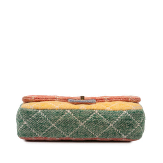 Chanel  Medium Multicolor Quilted Jersey Flap