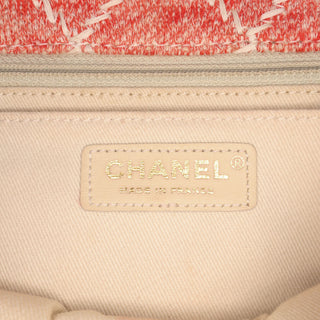 Chanel  Medium Multicolor Quilted Jersey Flap