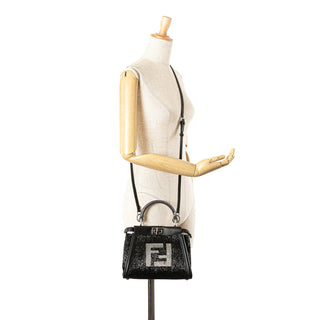 Fendi Mini Leather Beaded Peekaboo Iconic