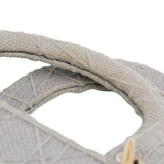 Dior Medium Embroidered Canvas Cannage Lady D Lite