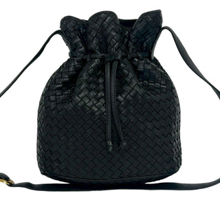 Bottega Veneta Nappa Intrecciato Drawstring Bucket Bag