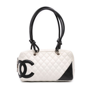 Chanel Quilted Lambskin Cambon Ligne Shoulder Bag