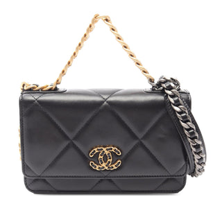 Chanel Quilted Lambskin 19 Wallet on Chain