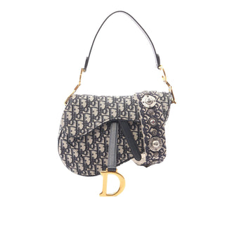 Dior Oblique Canvas Saddle Bag