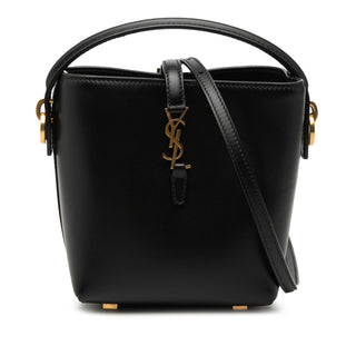 Saint Laurent Mini Shiny Calfskin Le 37 Bucket Bag