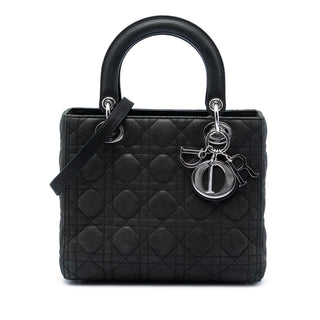 Dior Medium Iridescent Lambskin Cannage Lady Dior