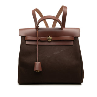 Hermès Toile Herbag Backpack PM