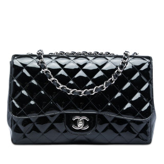 Chanel Jumbo Classic Patent Single Flap