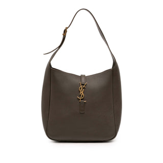 Saint Laurent Small Grained Calfskin Supple Le 5 a 7 Soft Hobo
