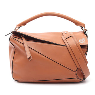 LOEWE Medium Calfskin Puzzle Satchel