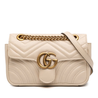 Gucci Small GG Marmont Matelasse Calfskin Shoulder Bag