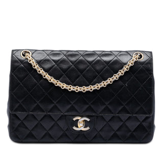 Chanel Medium CC Quilted Lambskin Bijoux Chain Double Flap