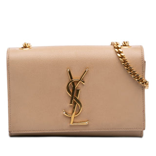 Saint Laurent Small Grain De Poudre Monogram Kate Crossbody