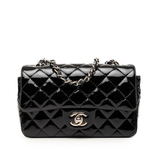 Chanel Mini Rectangular Classic Patent Single Flap