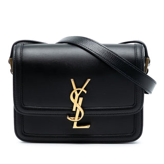 Saint Laurent Small Calfskin Solferino Satchel In Box