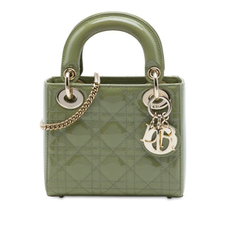 Dior Mini Patent Cannage Lady Dior