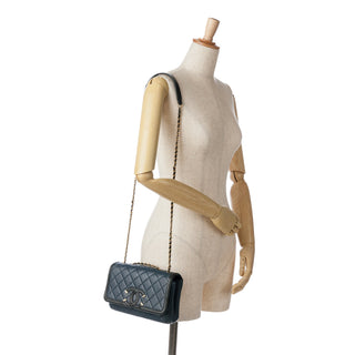 Chanel
Small Bicolor Caviar CC Filigree Flap