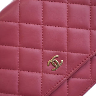Chanel CC Quilted Lambskin Wallet on Chain