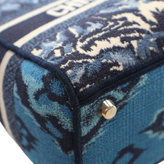 Dior
Medium Embroidered De Jouy Lady D Lite