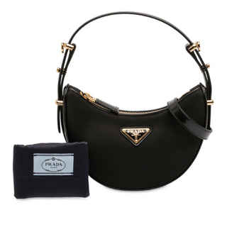 Prada
Small Re Nylon and Leather Arque Satchel
