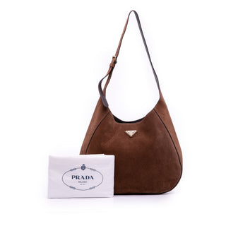 Prada
Large Suede Shoulder Bag