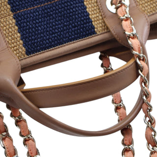 Chanel
Medium Raffia Striped Deauville Tote