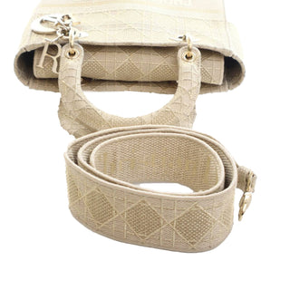 Dior
Medium Canvas Cannage Lady D Lite
