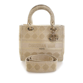 Dior
Medium Canvas Cannage Lady D Lite