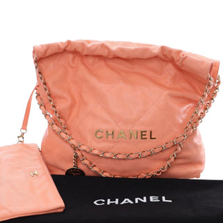 Chanel Small Quilted Caviar 22 Handbag